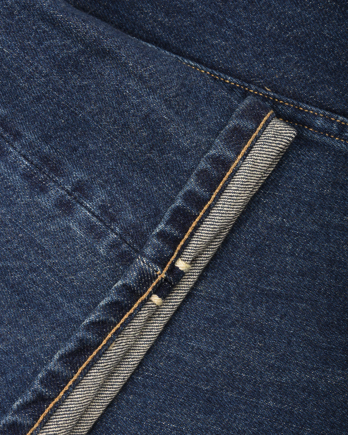CIOTA WIDE BAGGY 5 POCKET PANTS - DEEP BLUE - Image 8