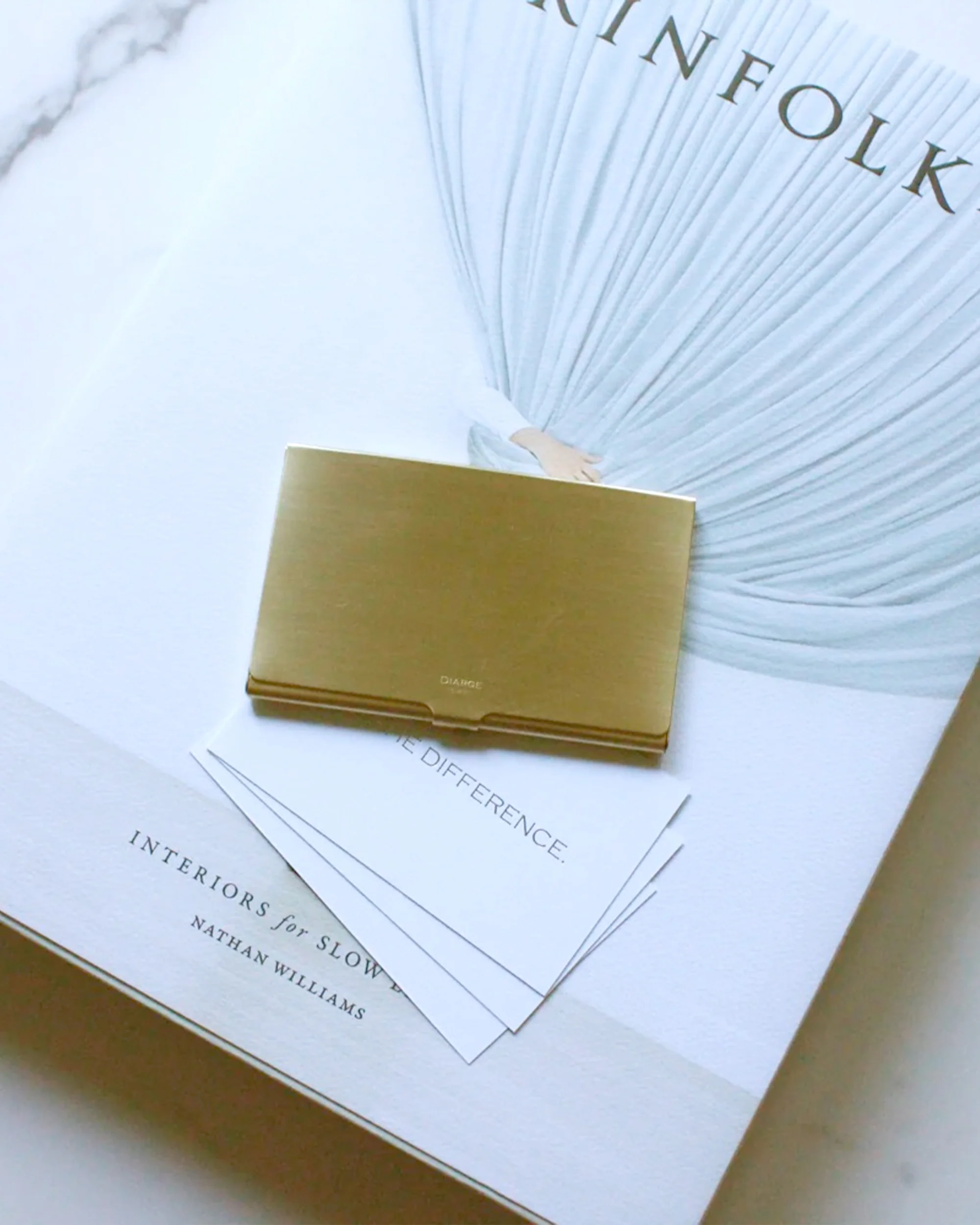 DIARGE BRASS CARD CASE - Image 4