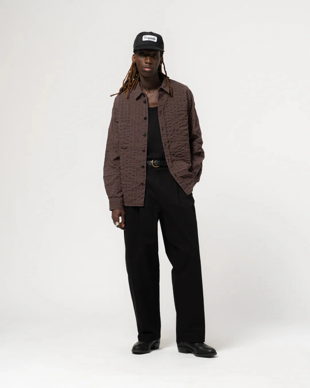 EAT DUST AMBASSADOR PANTS - CRISPY COTTON - BLACK - Image 5