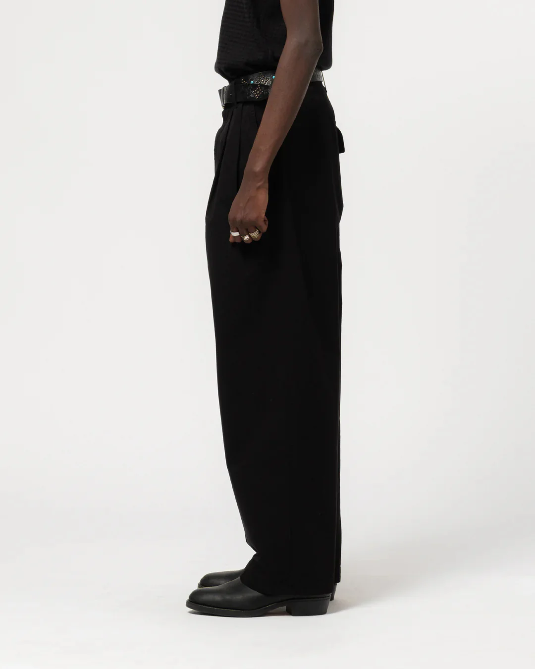 EAT DUST AMBASSADOR PANTS - CRISPY COTTON - BLACK - Image 7