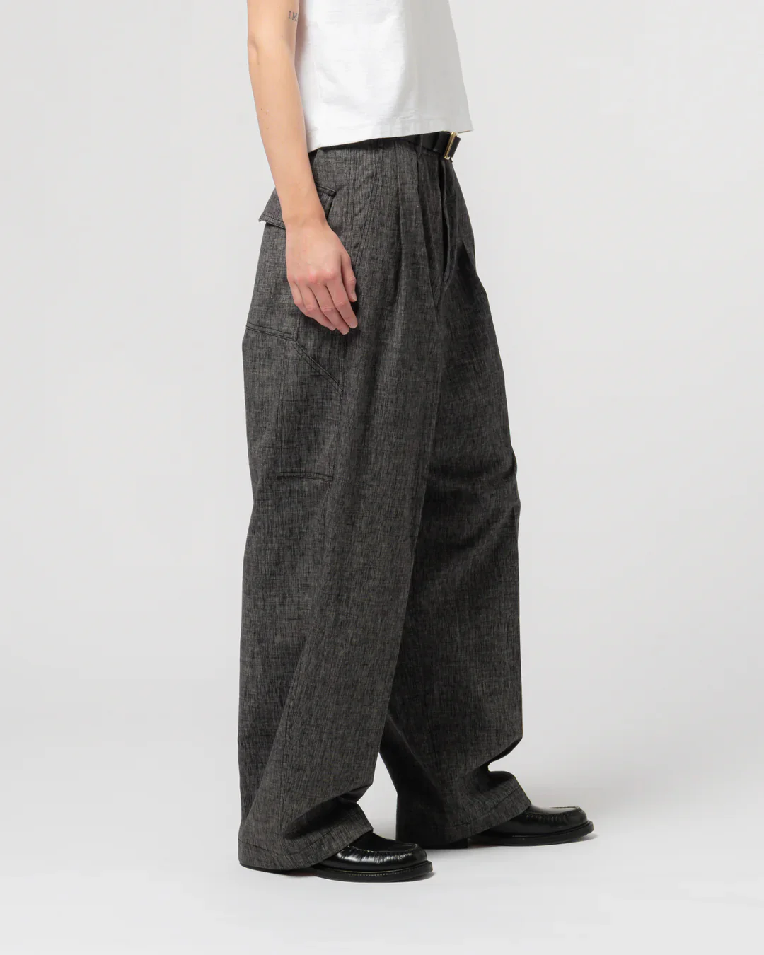 EAT DUST AMBASSADOR PANTS - GIORGIO COTTON - ASPHALT - Image 11