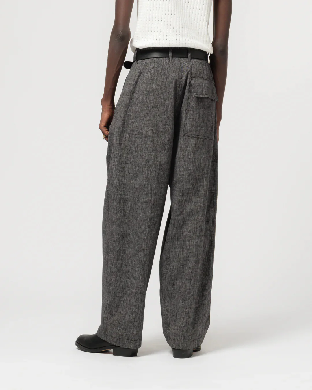 EAT DUST AMBASSADOR PANTS - GIORGIO COTTON - ASPHALT - Image 12