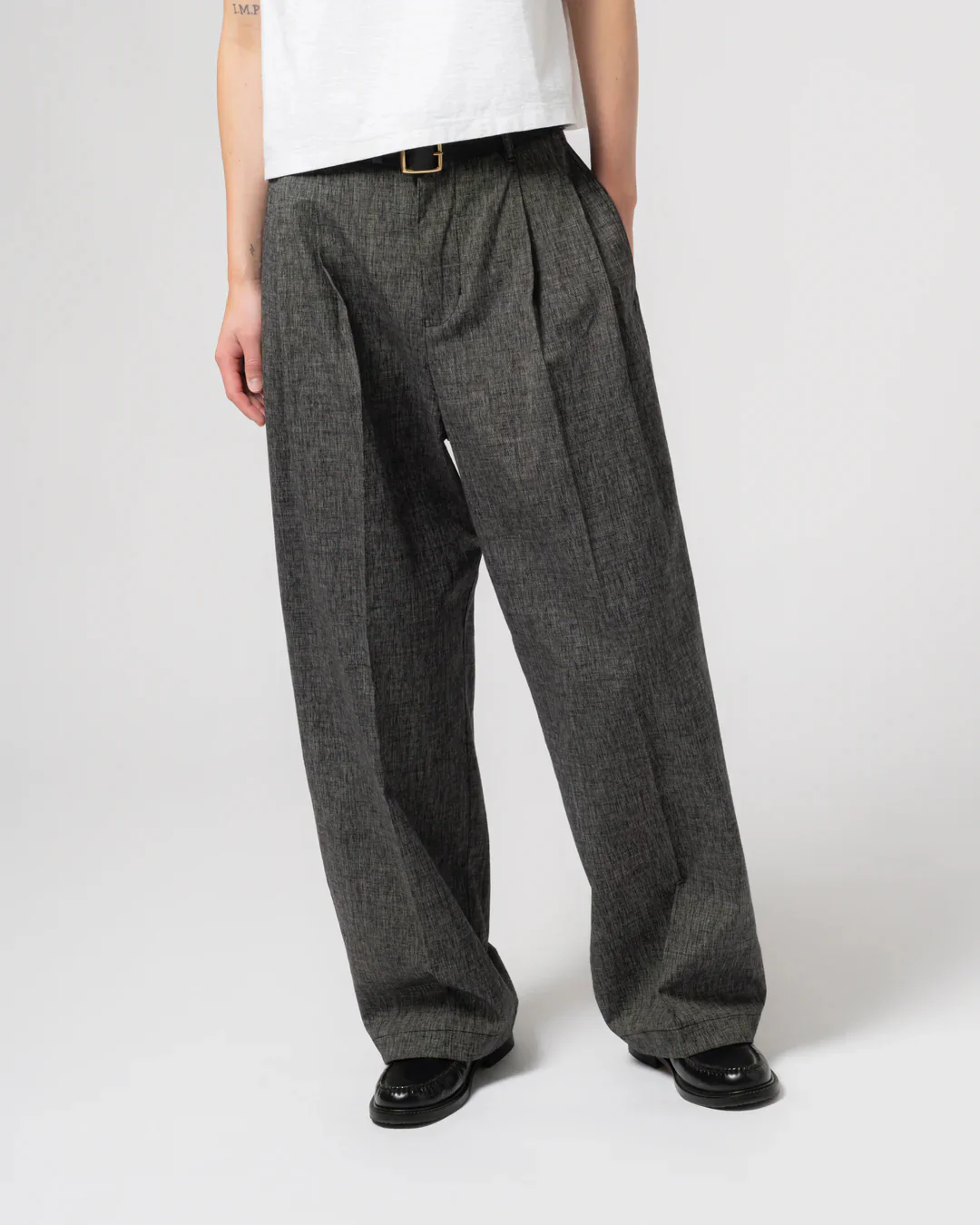 EAT DUST AMBASSADOR PANTS - GIORGIO COTTON - ASPHALT - Image 13