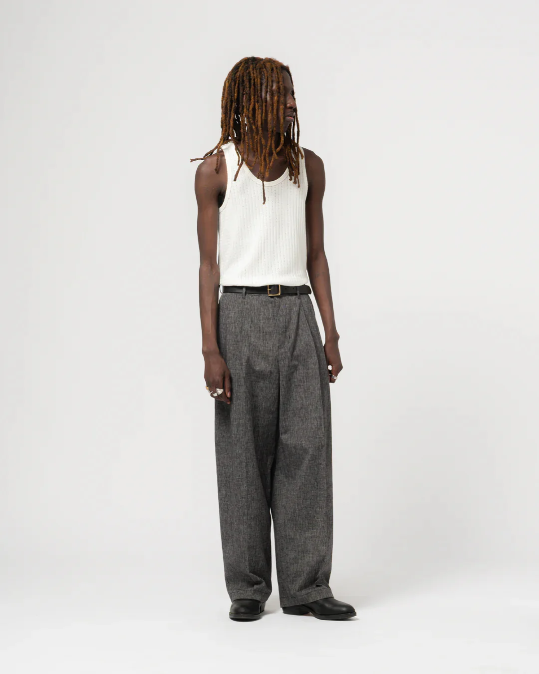 EAT DUST AMBASSADOR PANTS - GIORGIO COTTON - ASPHALT - Image 4