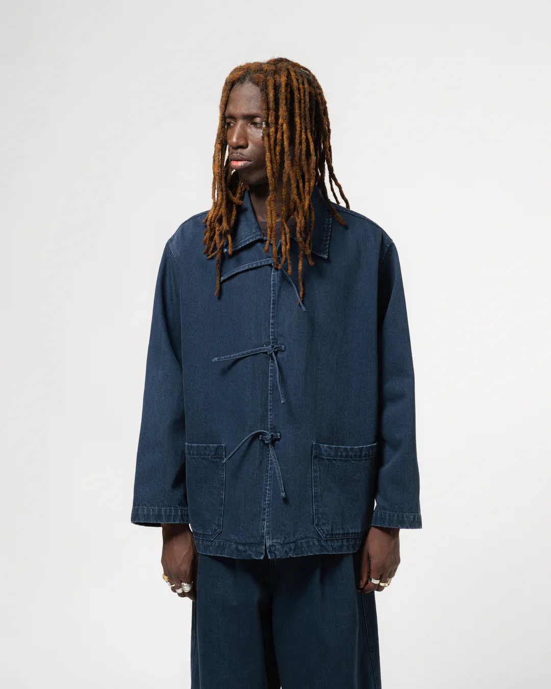 EAT DUST TEMPLE JACKET - BLUE ENIGMA DENIM - Image 2