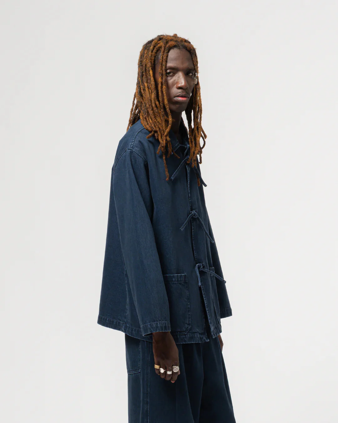 EAT DUST TEMPLE JACKET - BLUE ENIGMA DENIM - Image 8