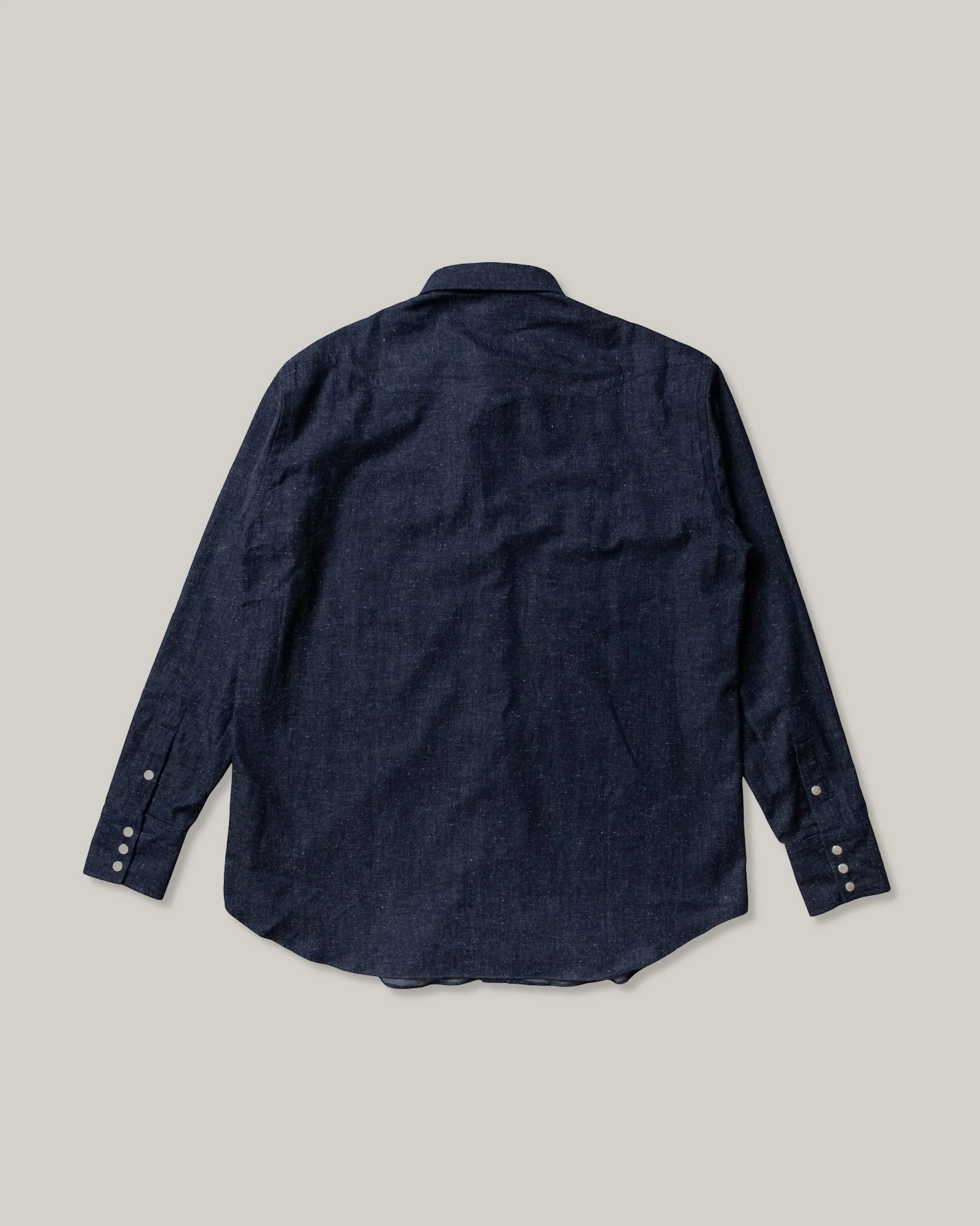 FITS LIKE A HUG WESTERN SHIRT - NEP DENIM - Image 2