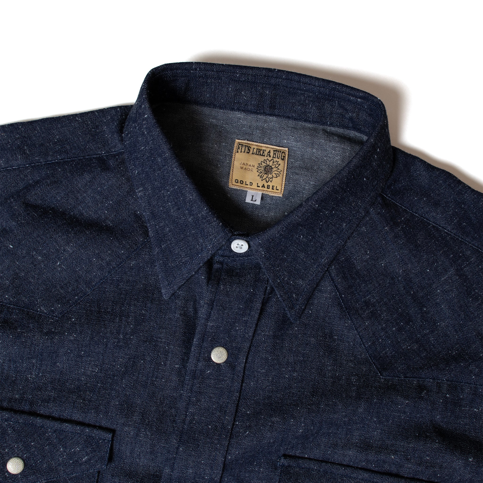FITS LIKE A HUG WESTERN SHIRT - NEP DENIM - Image 3