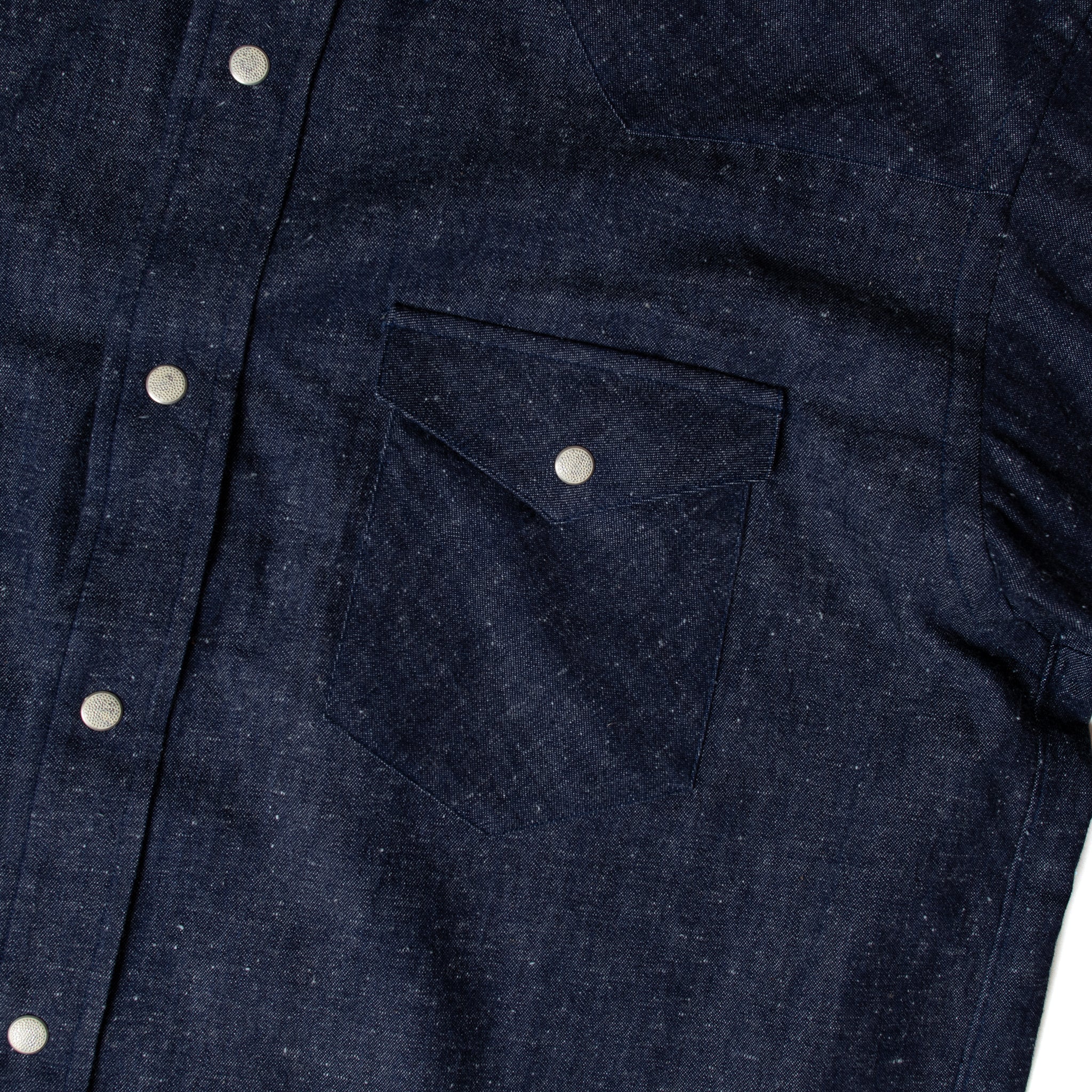 FITS LIKE A HUG WESTERN SHIRT - NEP DENIM - Image 5