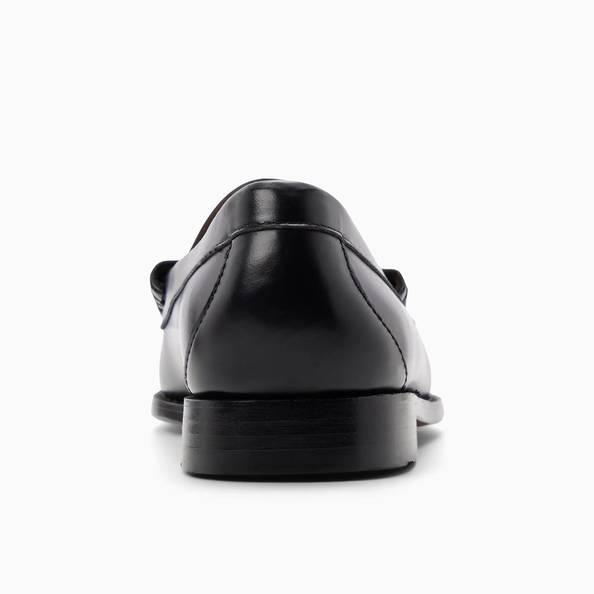 G. H. BASS -  WEEJUN LARSON MOC PENNY LOAFER - BLACK LEATHER - Image 4