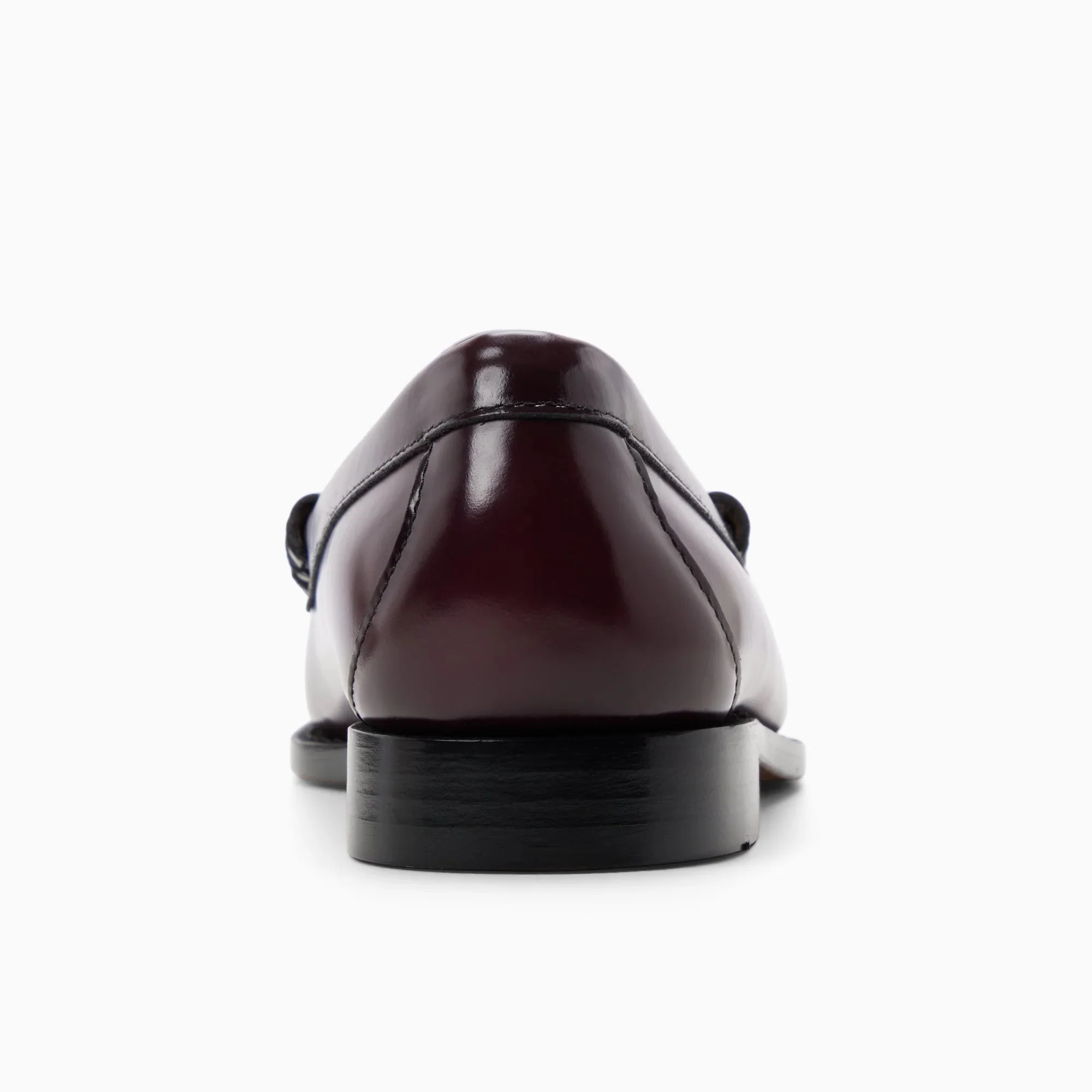 G. H. BASS -  WEEJUN LARSON MOC PENNY LOAFER - WINE LEATHER - Image 5
