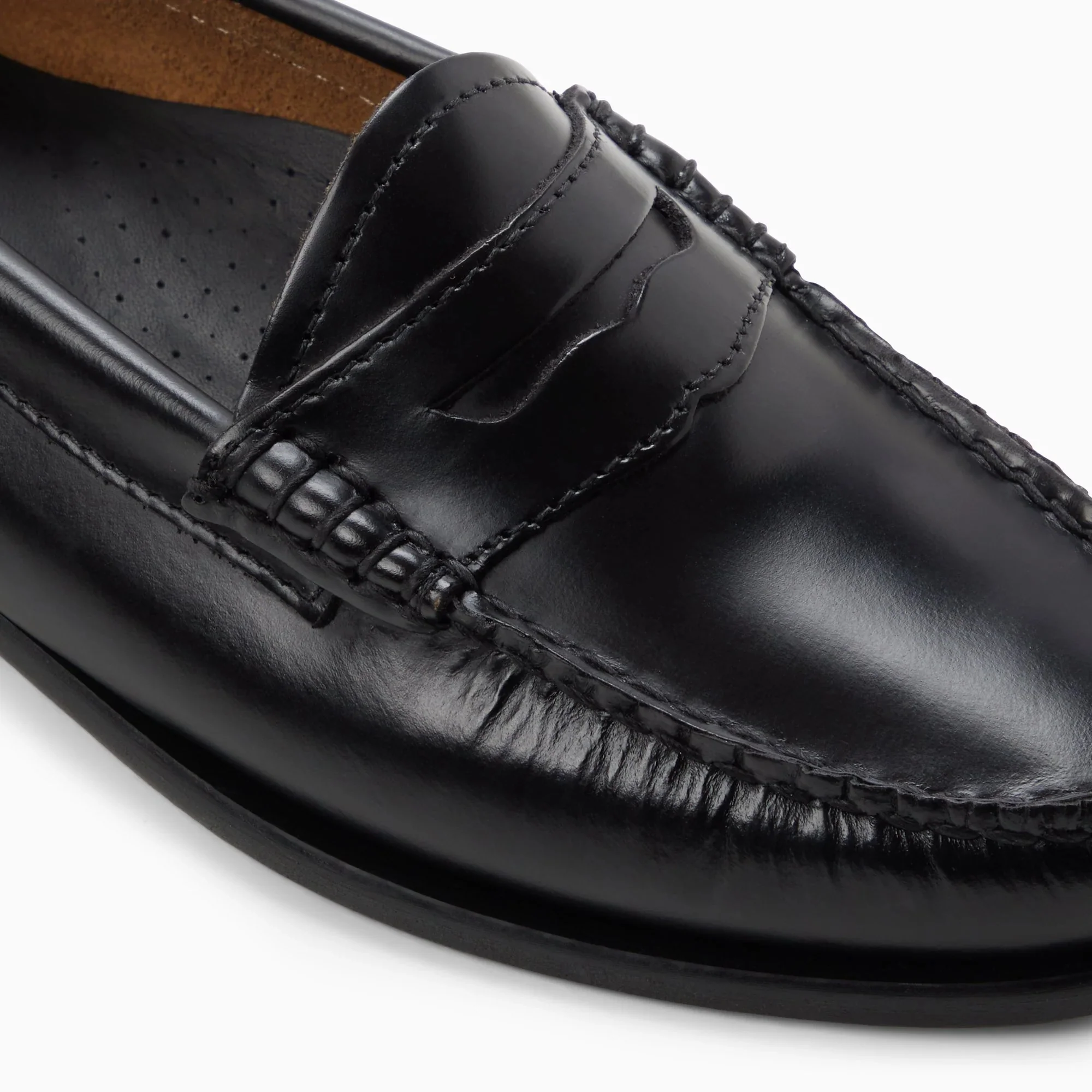 G. H. BASS -  WEEJUN WOMEN'S PENNY - BLACK LEATHER - Image 3