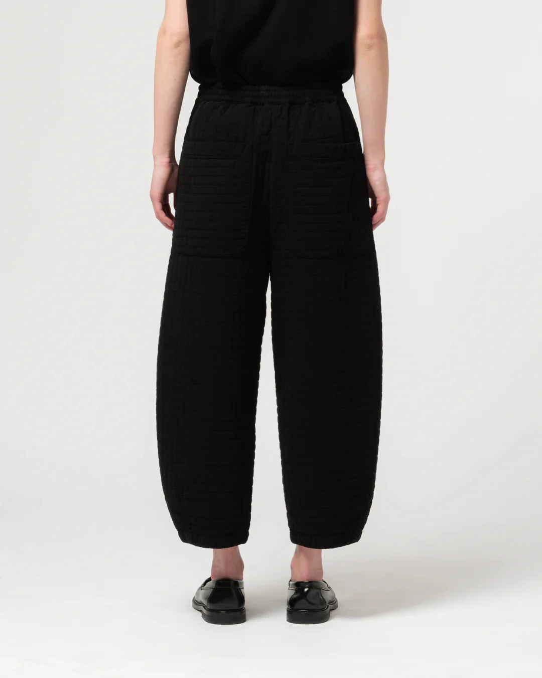 GIRLS OF DUST KARATE PANTS - SASHIKO COTTON - BLACK - Image 6