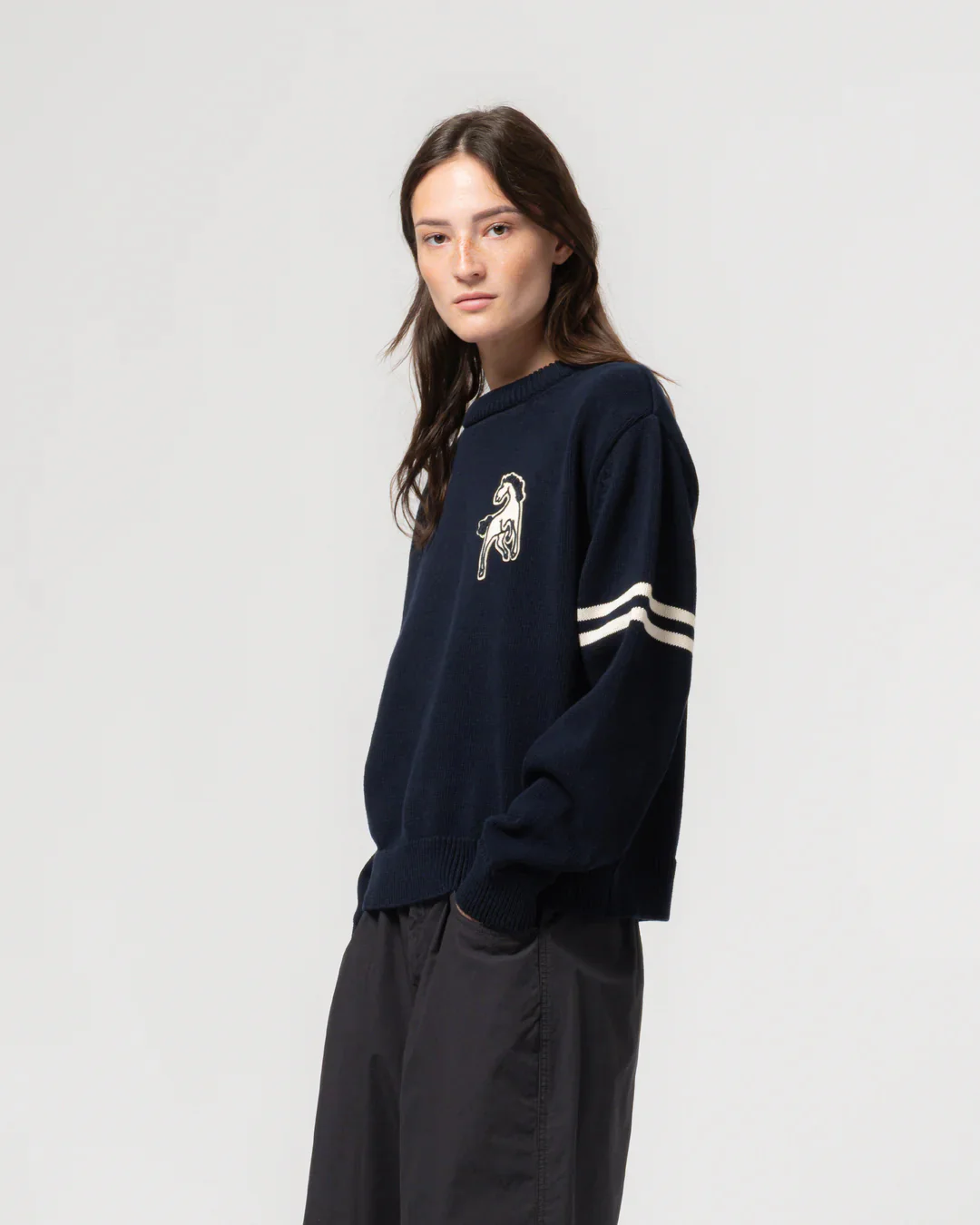 GIRLS OF DUST LEAGUE SWEATER - INDIA BLUE - Image 3