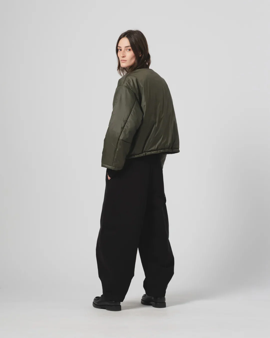 GIRLS OF DUST NUCLEAR JACKET FURY NYLON - DUSTY GREEN - Image 5