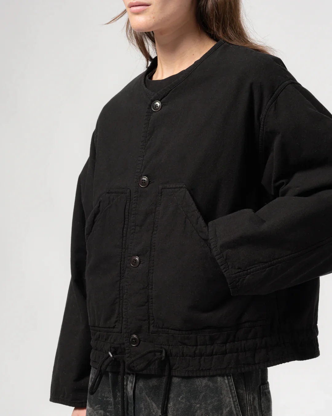 GIRLS OF DUST PADDED NEUTRON JACKET - FADED BLACK - Image 4