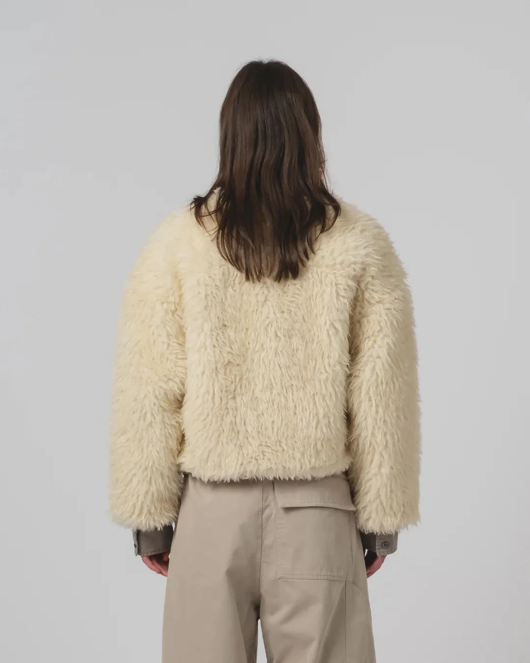 GIRLS OF DUST SHETLAND JACKET - ALASKA FLUFF - ECRU - Image 4