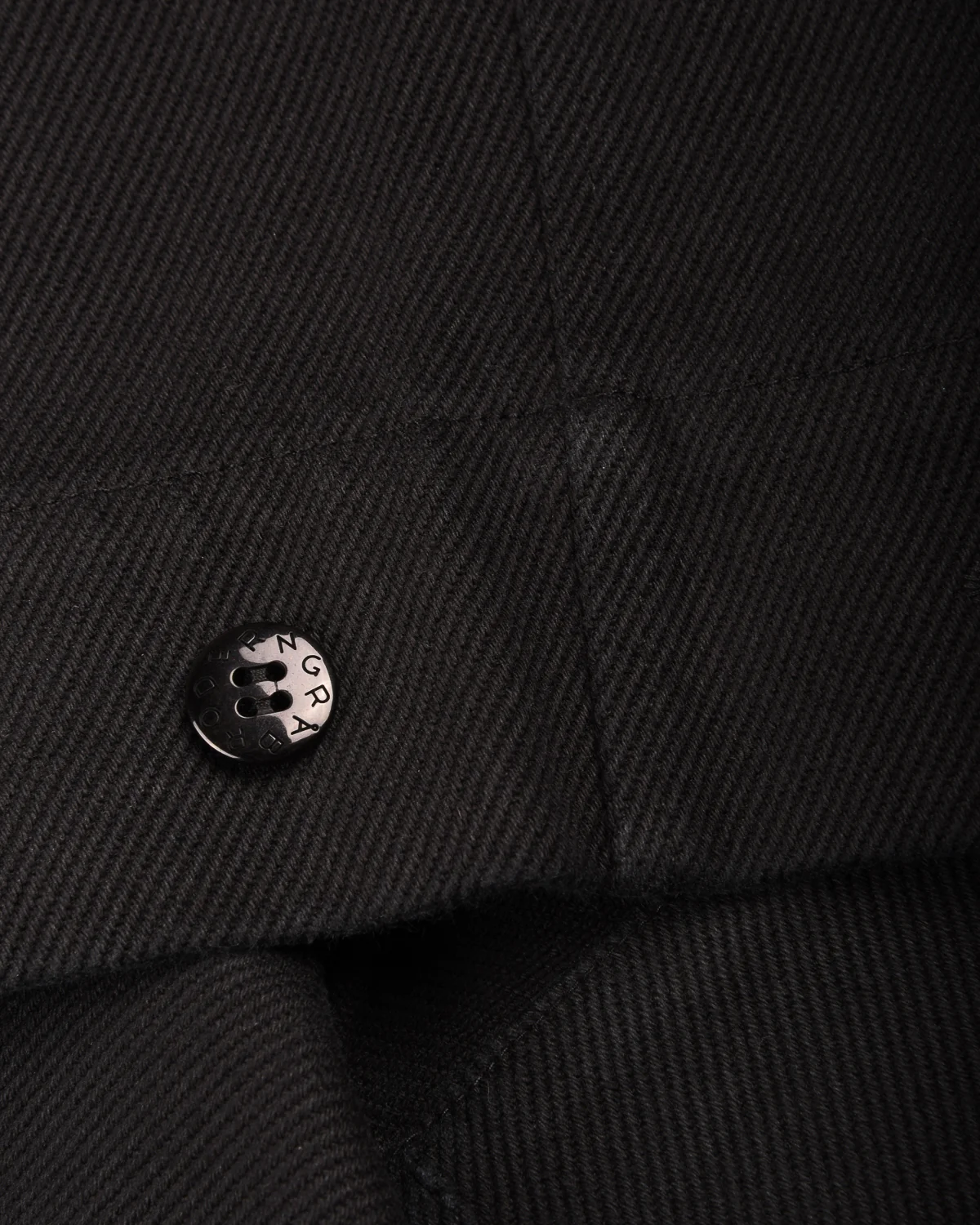GRÅBRODERN EKE CHINO - BLACK TWILL - Image 6
