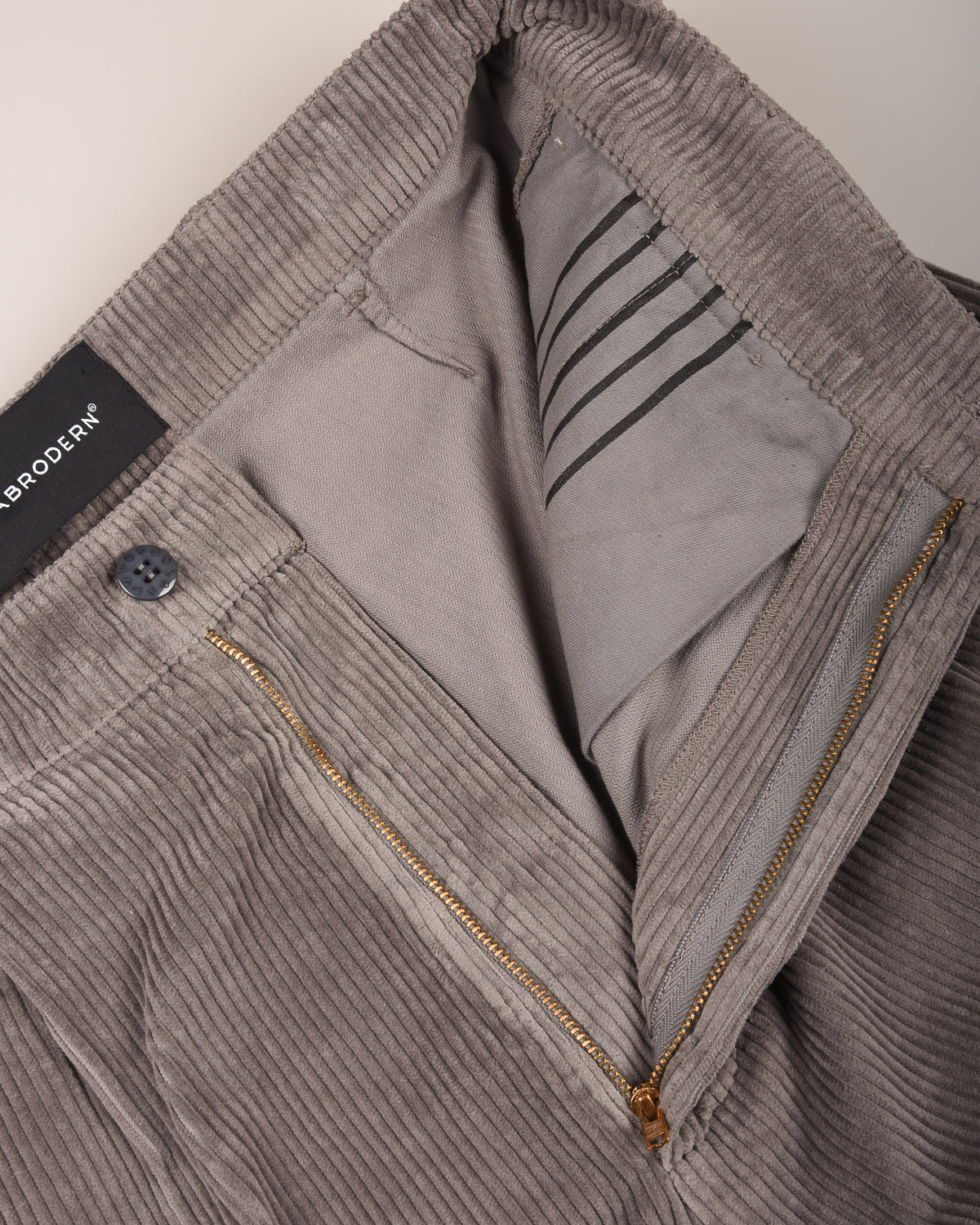 GRÅBRODERN EKE CHINO - WIDE CORDUROY - STEEL GREY - Image 4