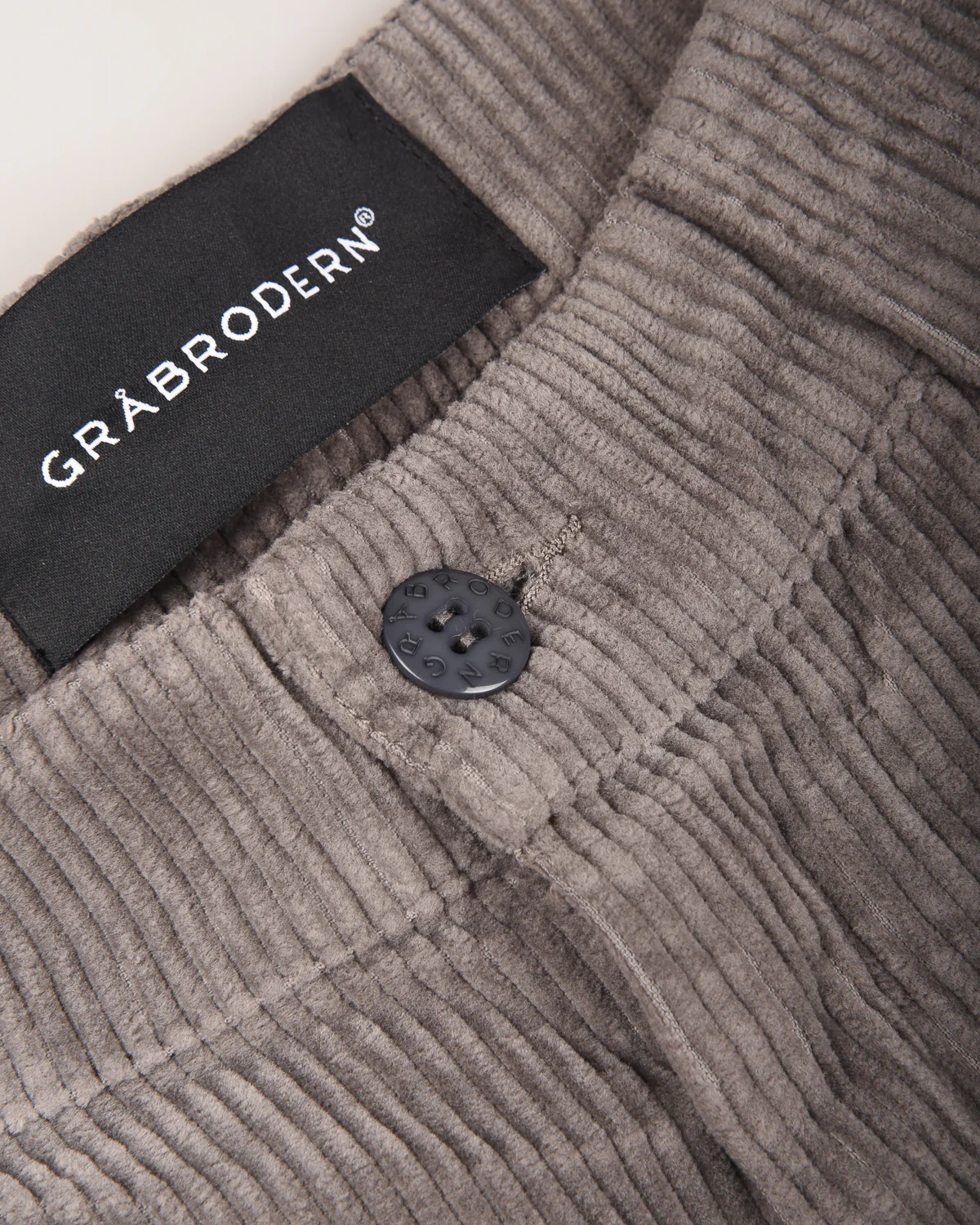 GRÅBRODERN EKE CHINO - WIDE CORDUROY - STEEL GREY - Image 7