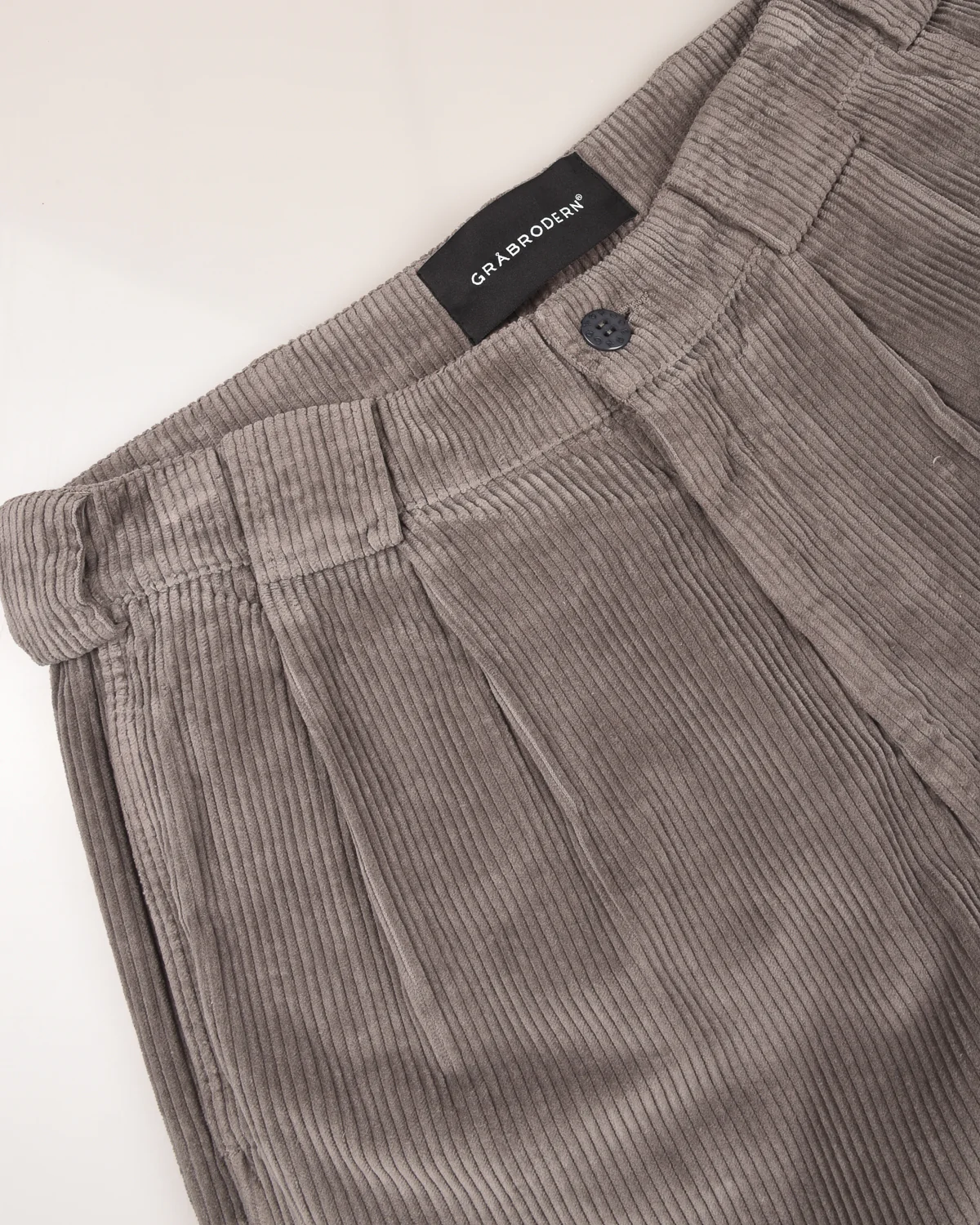 GRÅBRODERN EKE CHINO - WIDE CORDUROY - STEEL GREY - Image 9