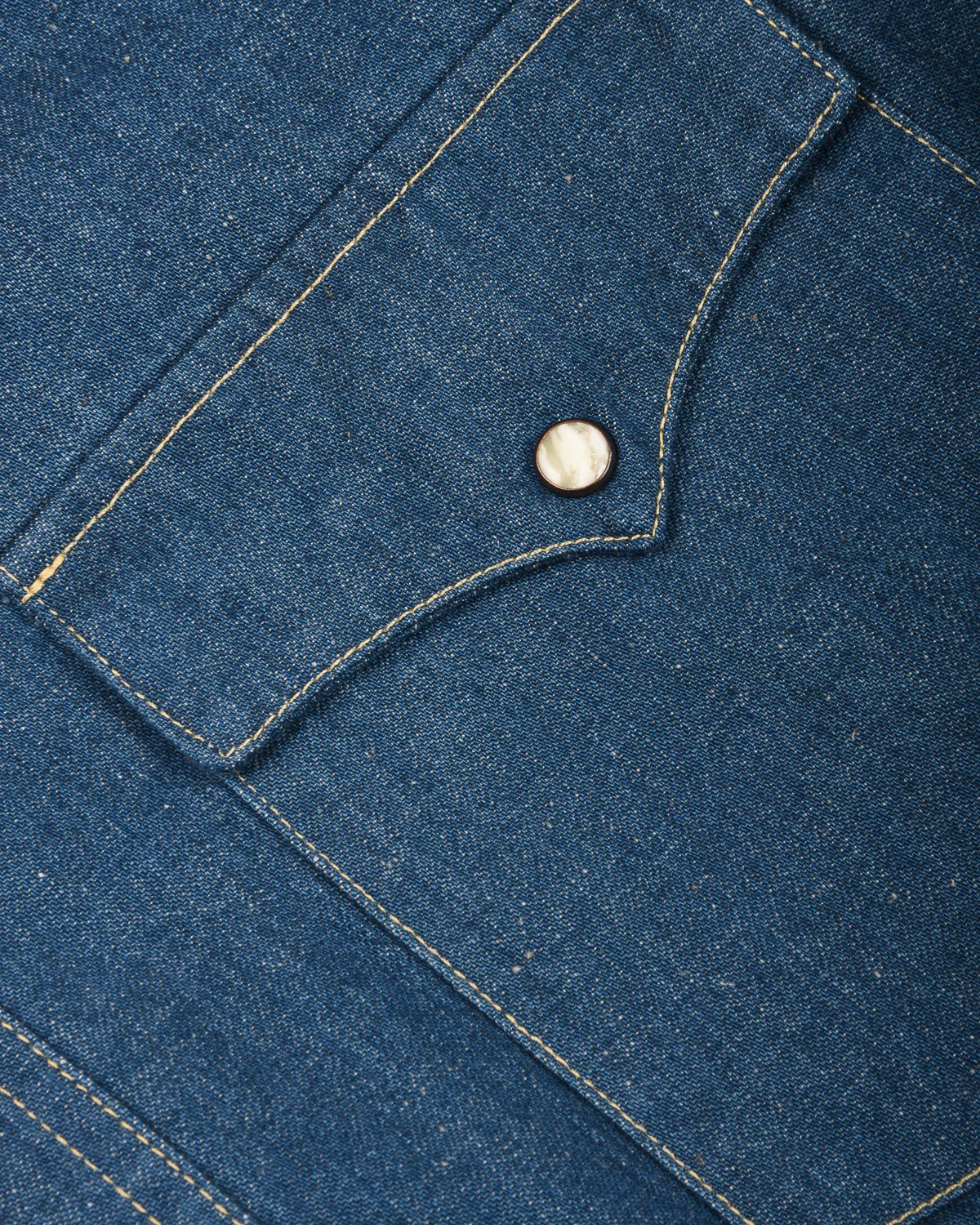 GRÅBRODERN TJAUKLE DENIM SHIRT - EMERALD INDIGO - Image 4