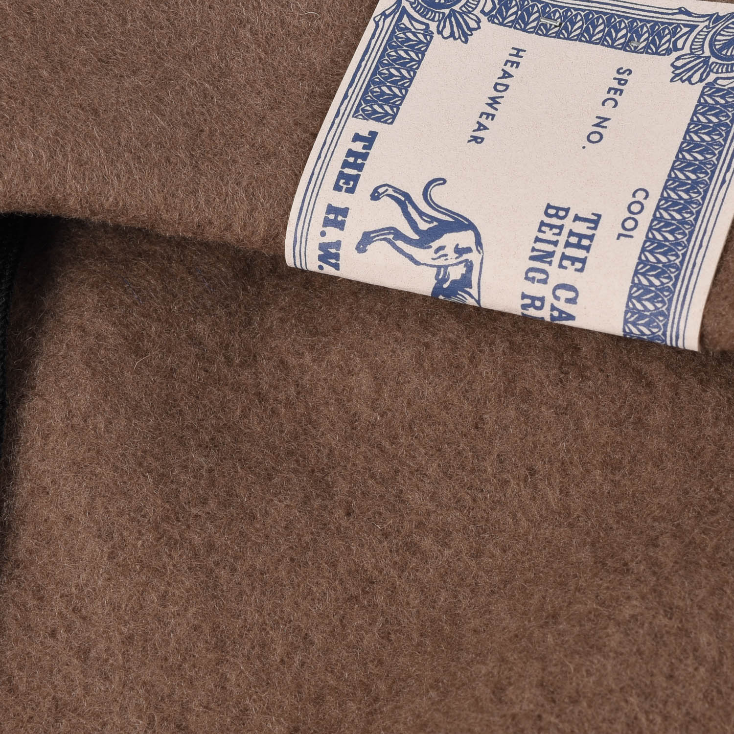 H.W. DOG & CO.  BASIC BERET - BEIGE - Image 4