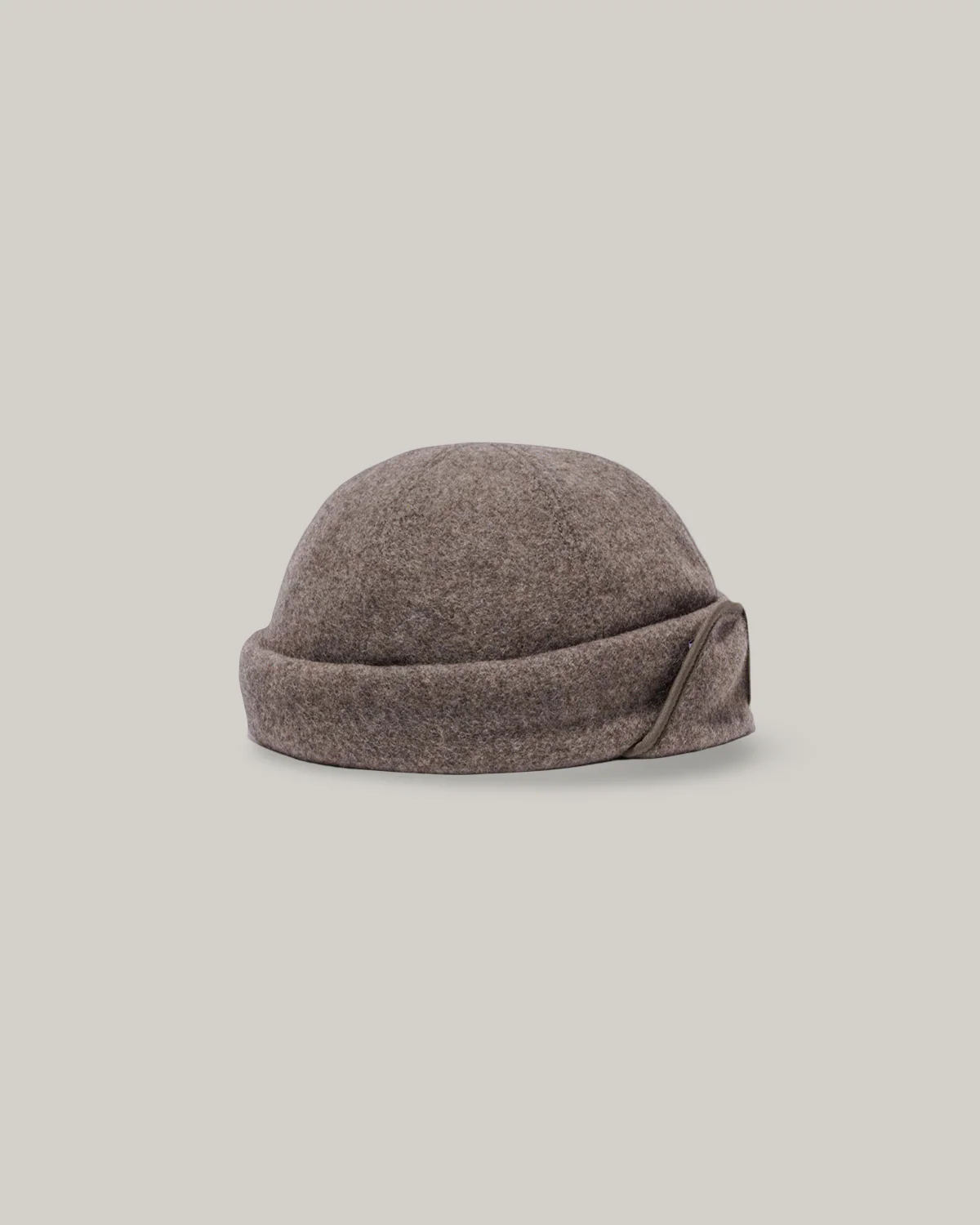 H.W. DOG & CO. FLAP ROLL CAP - BEIGE