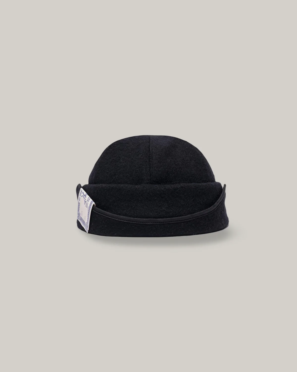 H.W. DOG & CO. FLAP ROLL CAP - BLACK - Image 4