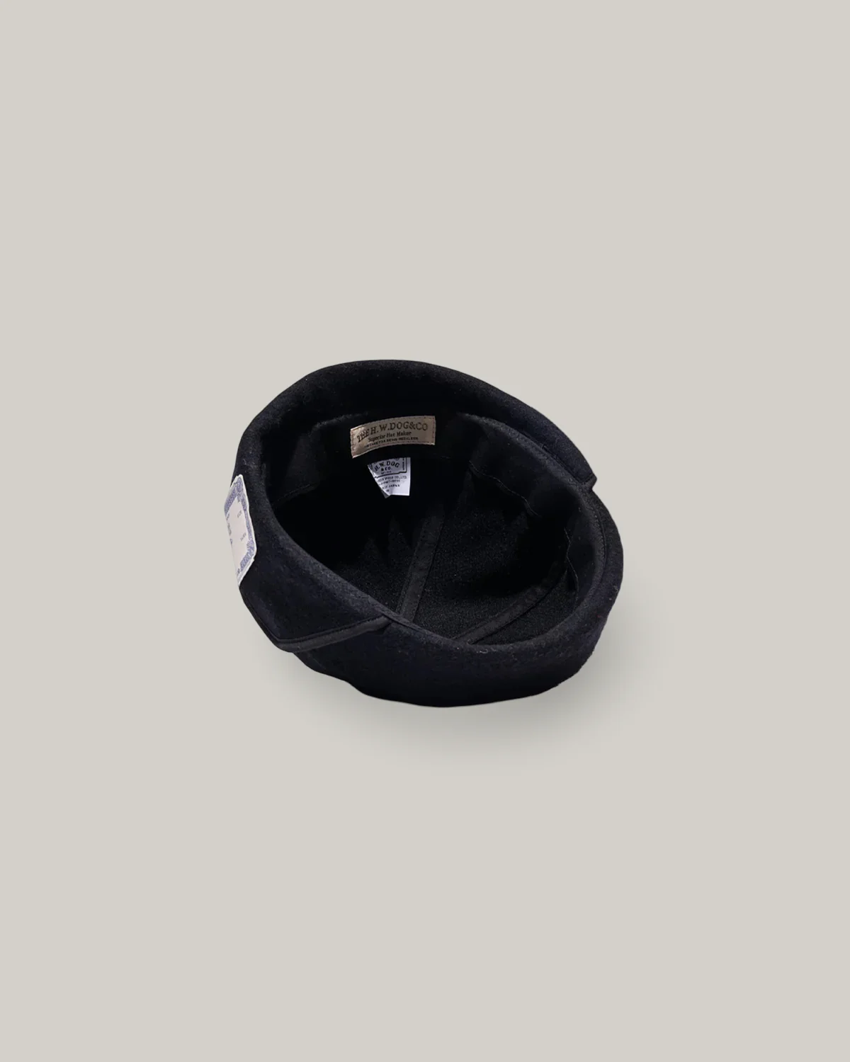 H.W. DOG & CO. FLAP ROLL CAP - BLACK - Image 5