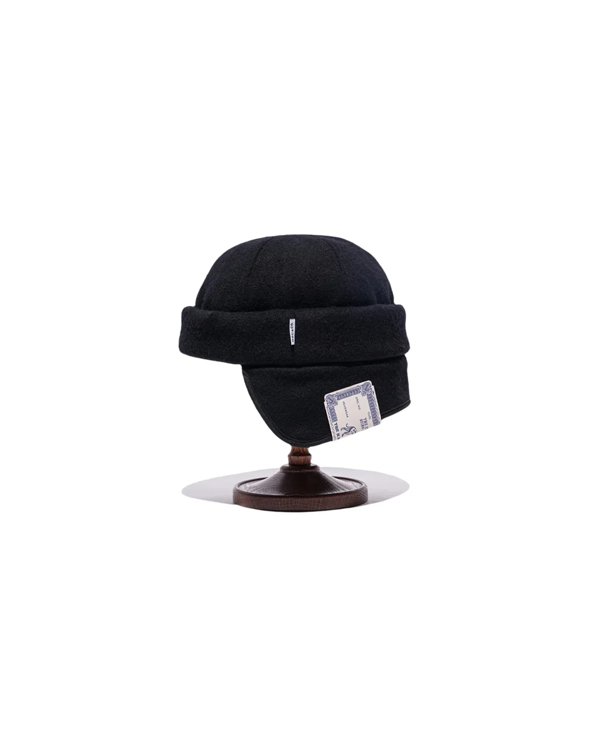 H.W. DOG & CO. FLAP ROLL CAP - BLACK - Image 7