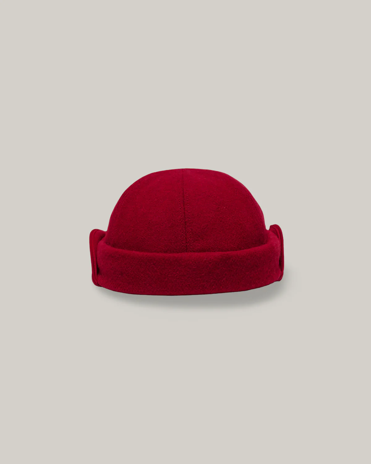 H.W. DOG & CO. FLAP ROLL CAP - RED - Image 3