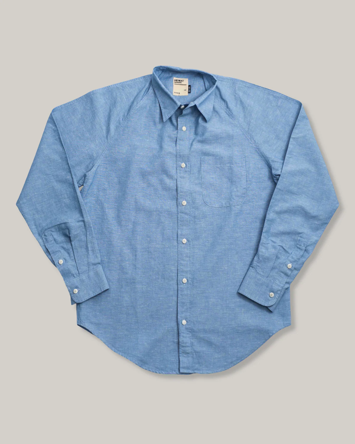 HEIMAT COTTON/ HEMP ARTIST SHIRT - TRAIL BLUE