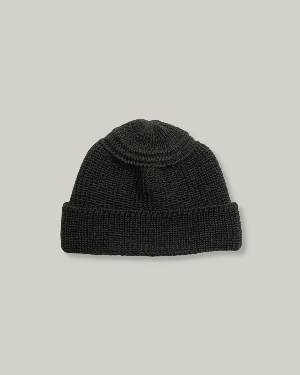 HEIMAT MERINO TRAWLER HAT - MILITARY GREEN