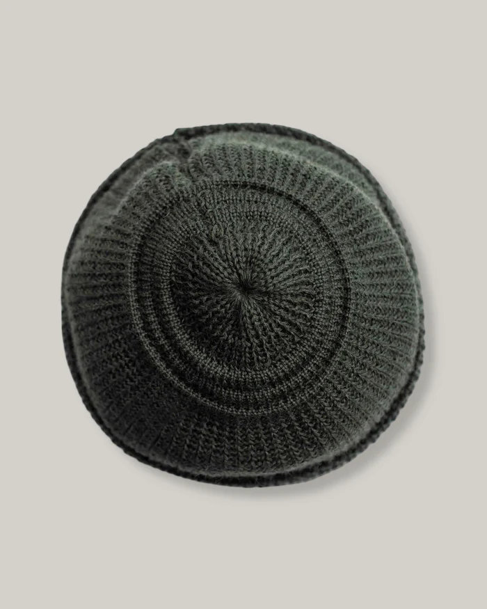 HEIMAT MERINO TRAWLER HAT - MILITARY GREEN - Image 2