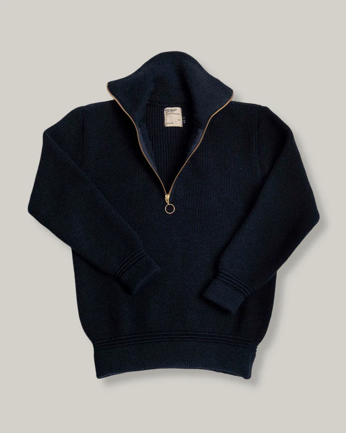 HEIMAT SKIPPER SWEATER - INK