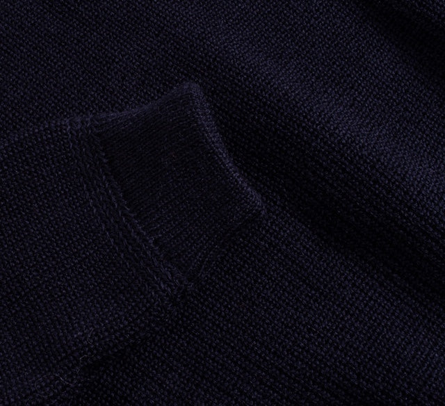 HEIMAT VIRGIN WOOL CREWNECK SWEATER - INK - Image 4