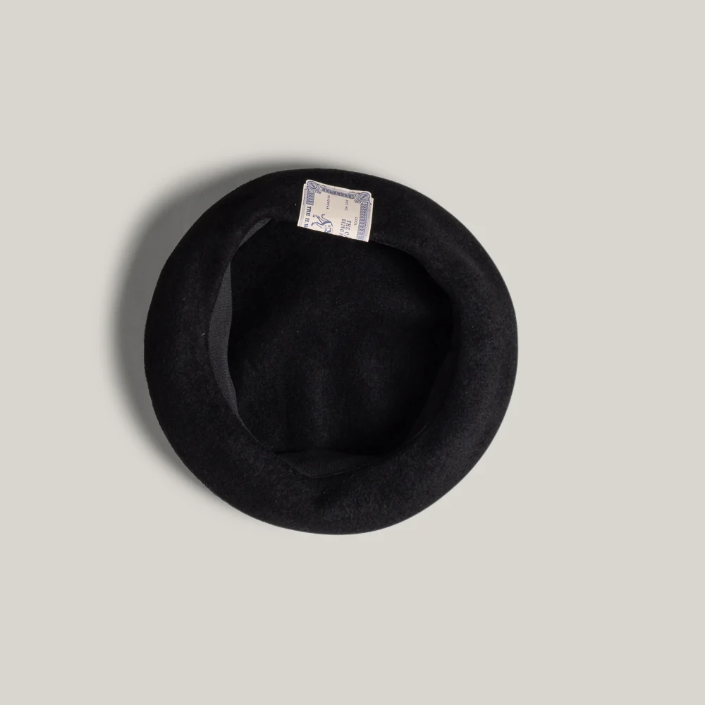H.W. DOG & CO.  BASIC BERET - BLACK - Image 3
