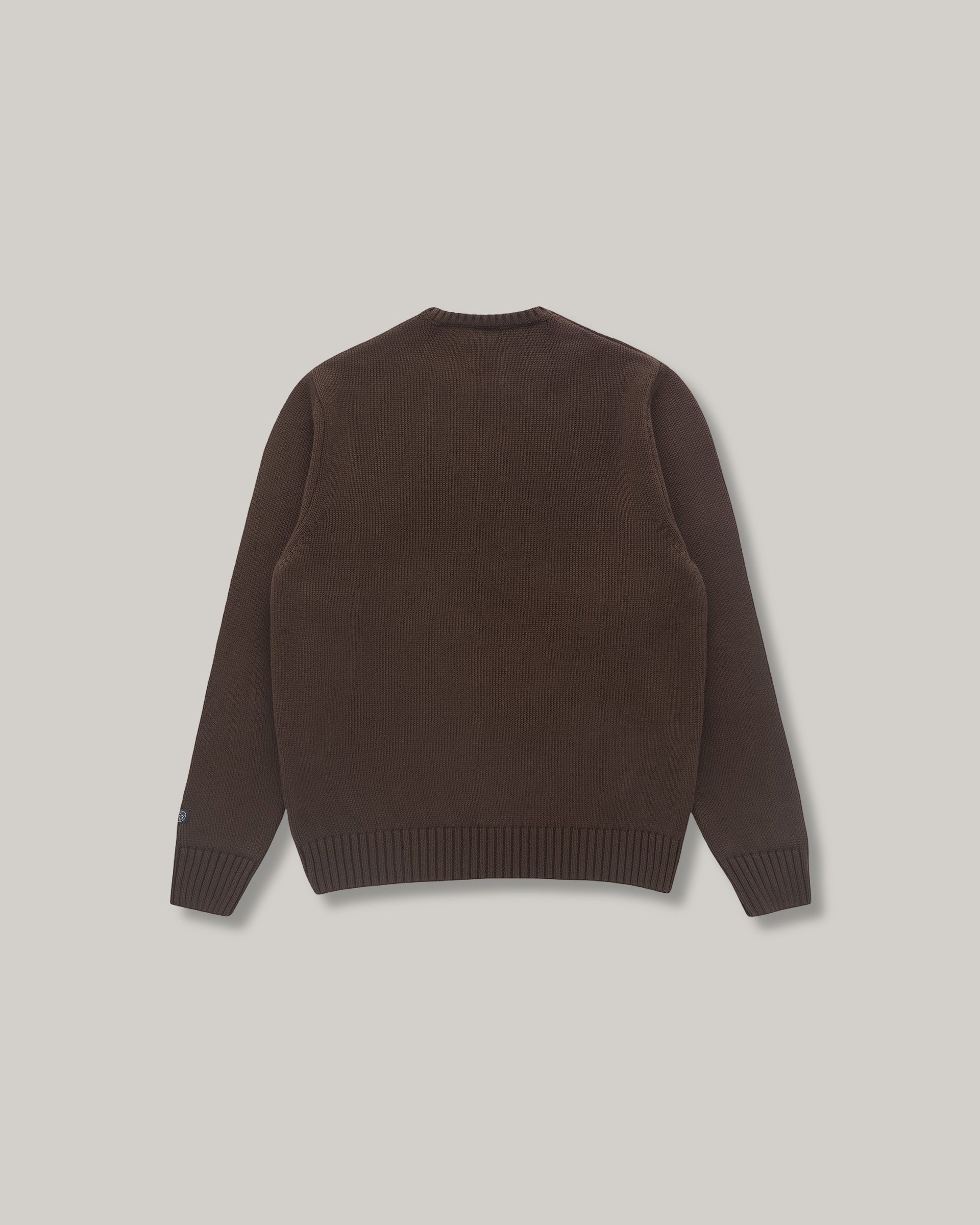 KNICKERBOCKER IVY COTTON SWEATER - BROWN - Image 2