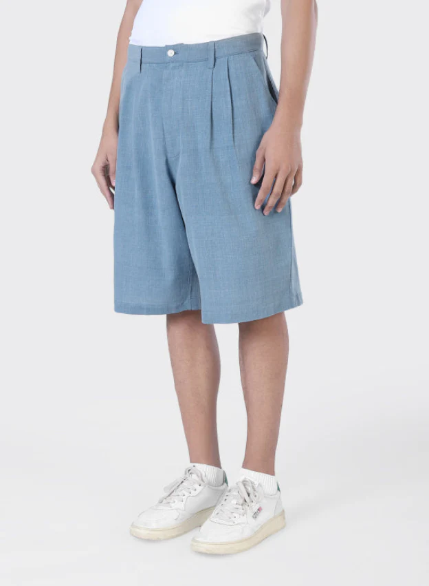 KARDO ARMAAN SHORTS - LIGHT INDIGO - Image 2