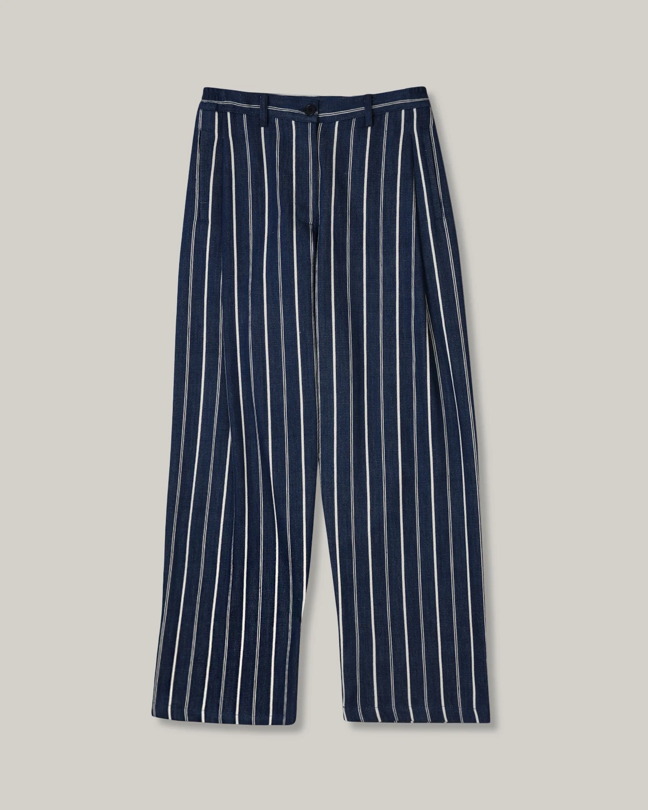 KARDO BHARTI TROUSERS - INDIGO STRIPE