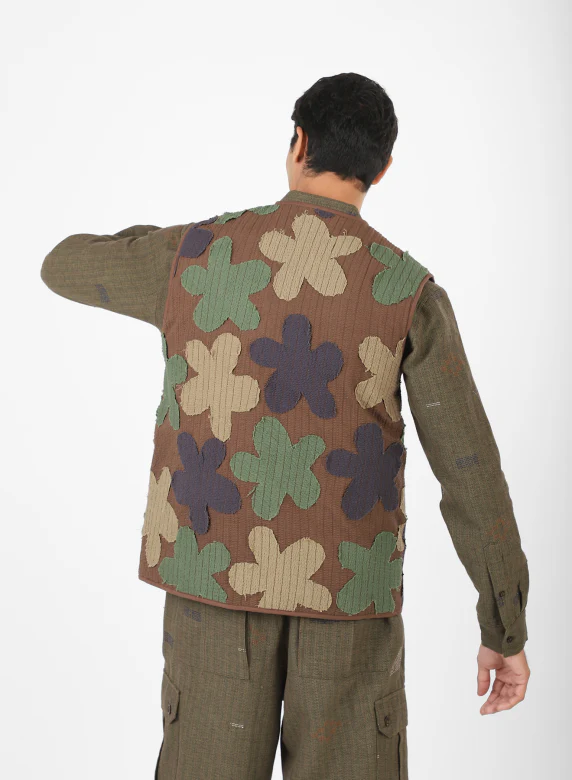KARDO CHOTA AMAR VEST - FLOWER CAMO - Image 3
