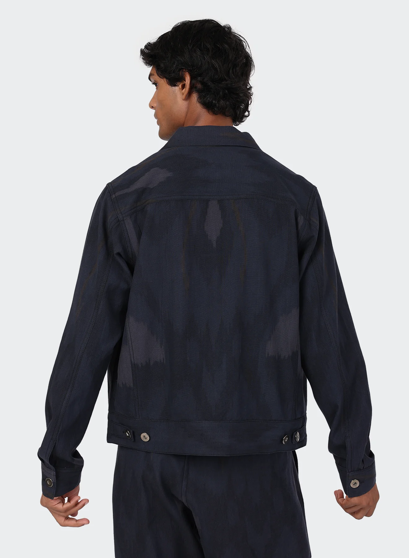 KARDO MARVIN TRUCKER JACKET - MIDNIGHT BLUE - Image 4