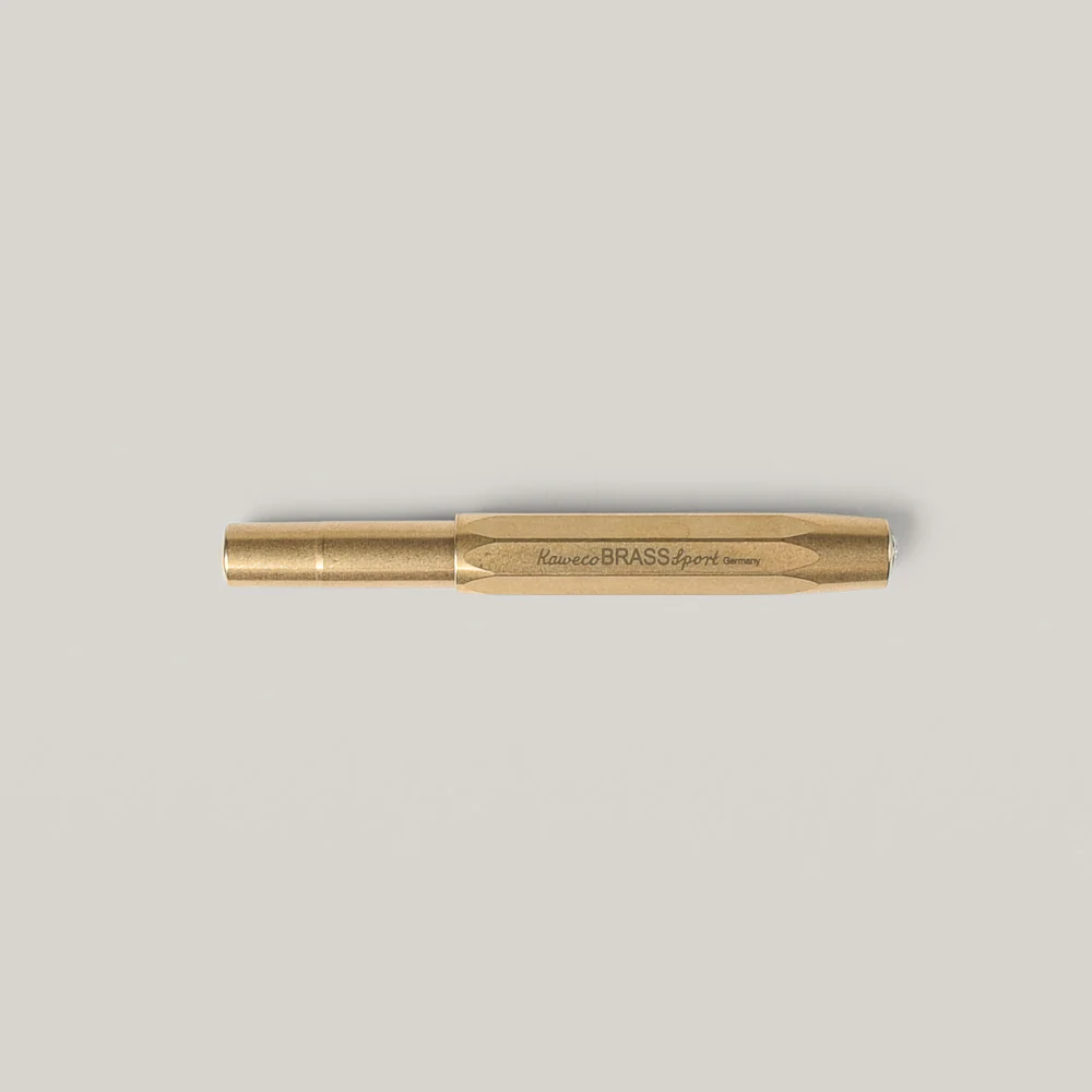 KAWECO BRASS SPORT FOUNTAIN PEN - MEDIUM - Image 5