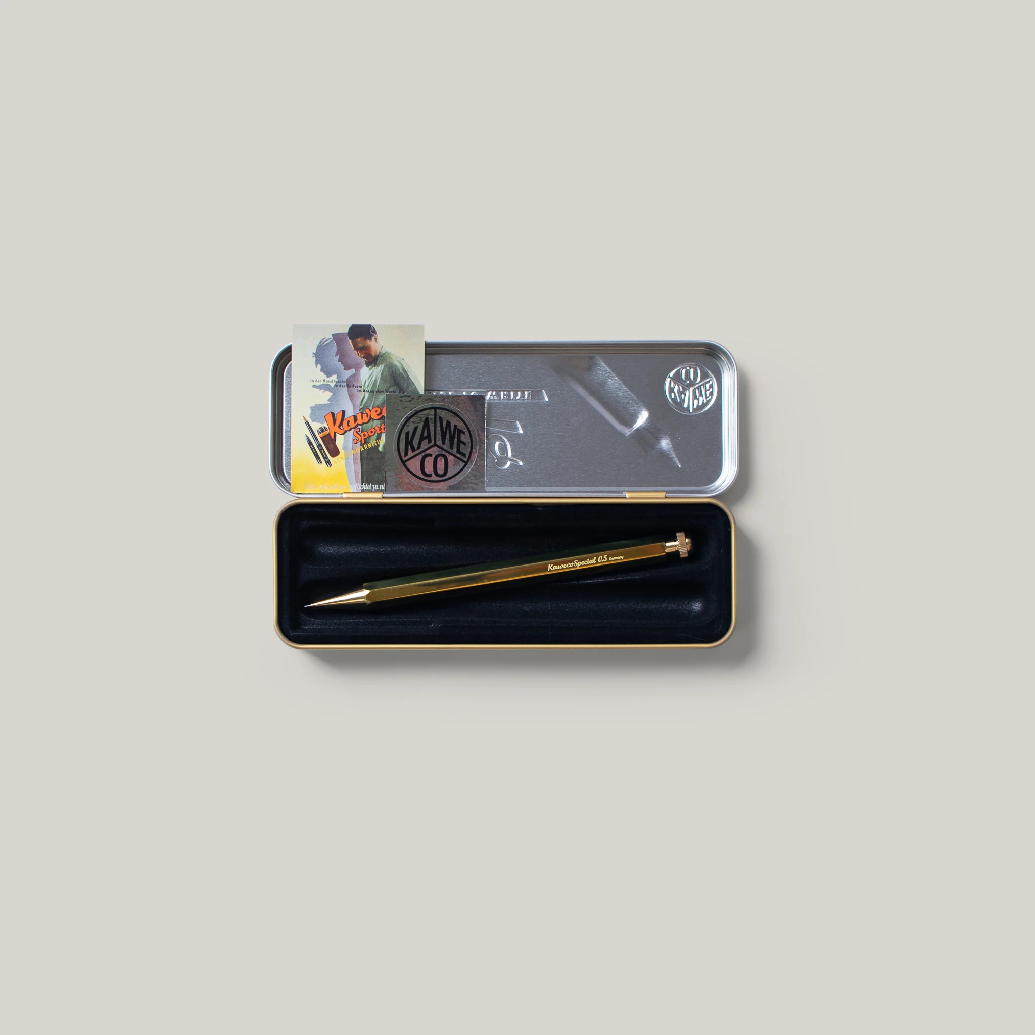 KAWECO SPECIAL BALLPOINT PEN - BRASS - Image 5