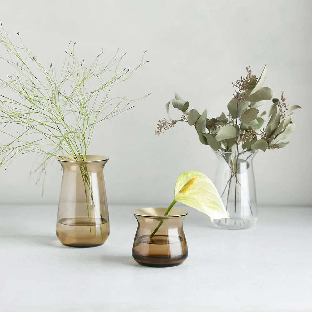 KINTO LUNA VASE  - BROWN - LARGE - Image 2