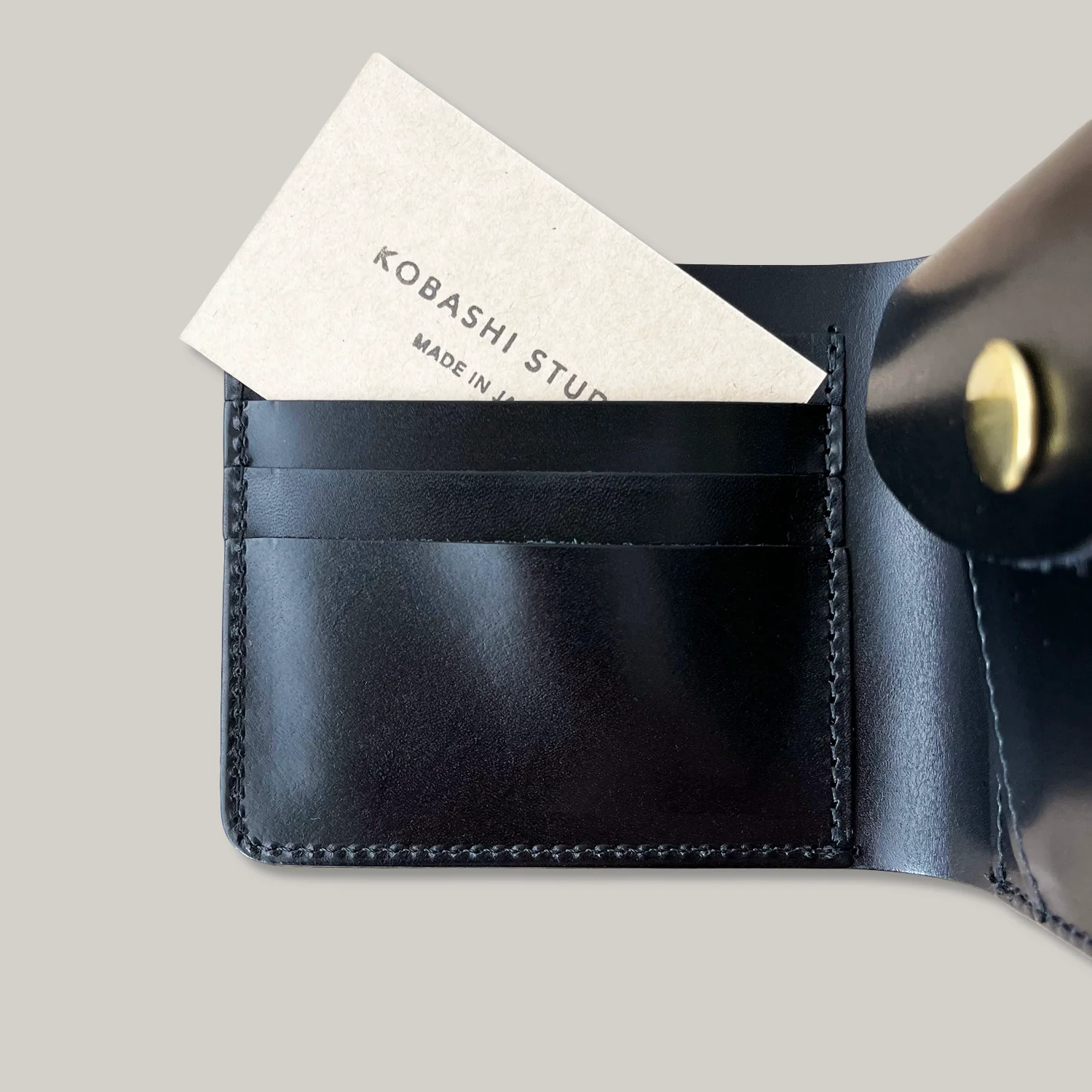 KOBASHI BILL FOLD WALLET - BLACK - Image 3