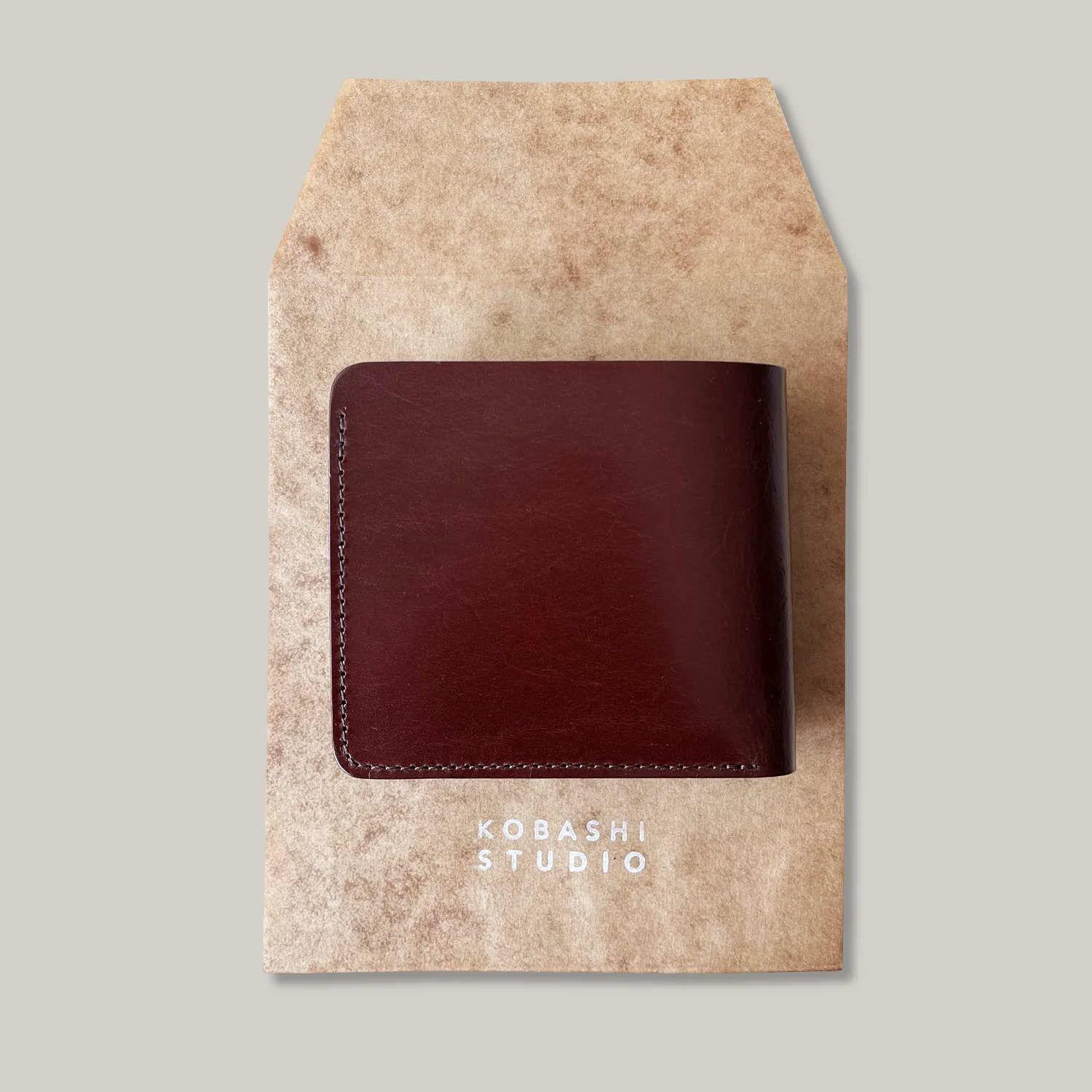 KOBASHI BILL FOLD WALLET - DARK BROWN - Image 5