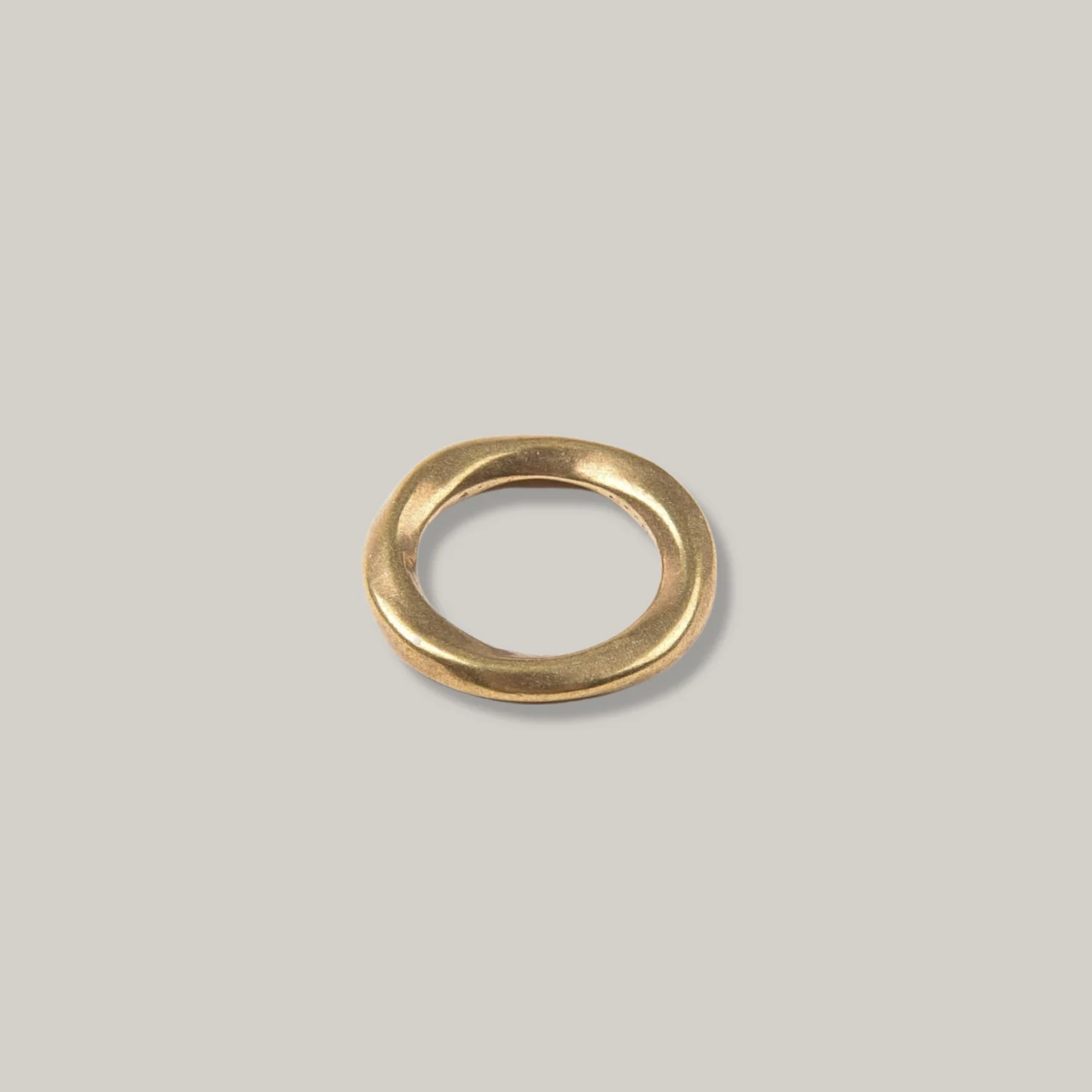 KOBASHI STUDIO BRASS TWISTED BANDANA RING - Image 2