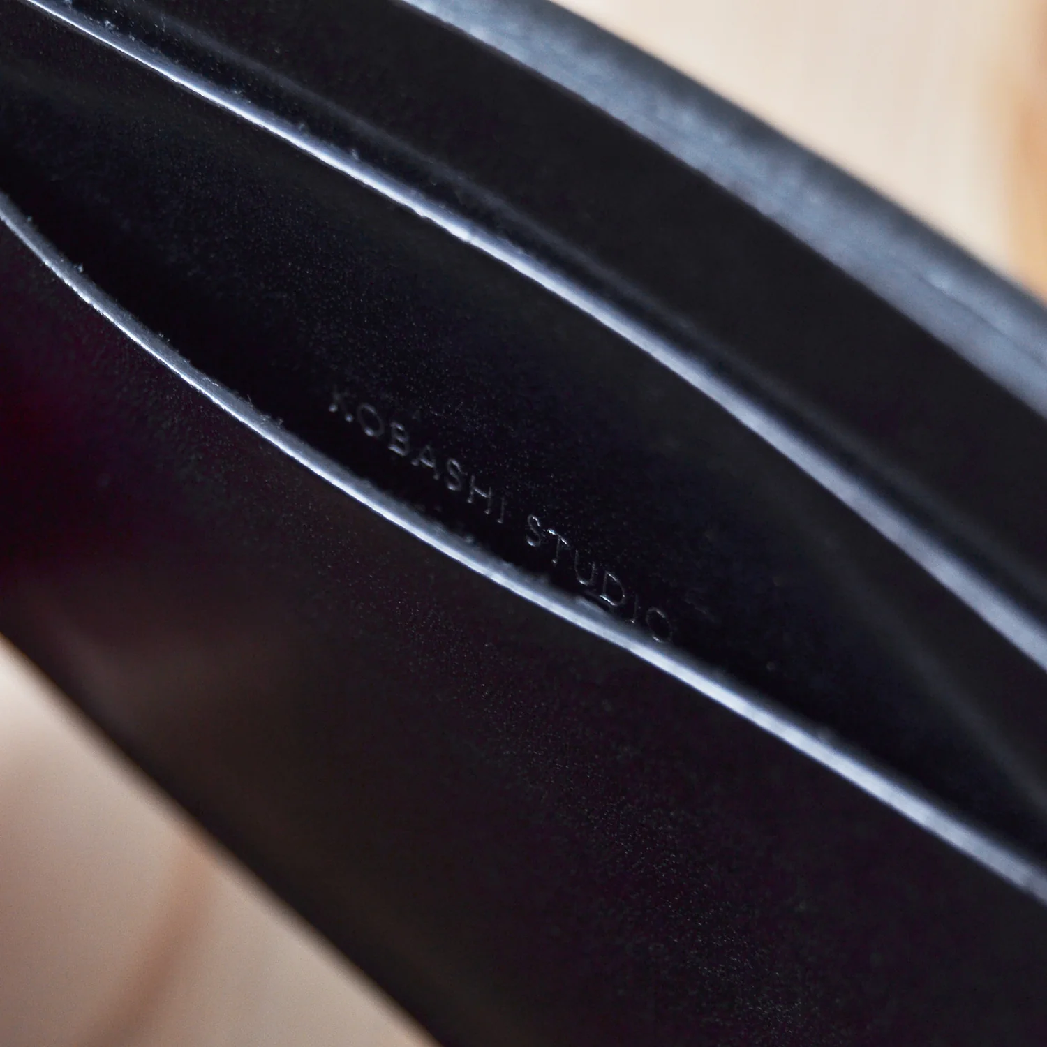 KOBASHI STUDIO CARD SLEEVE - BLACK - Image 4